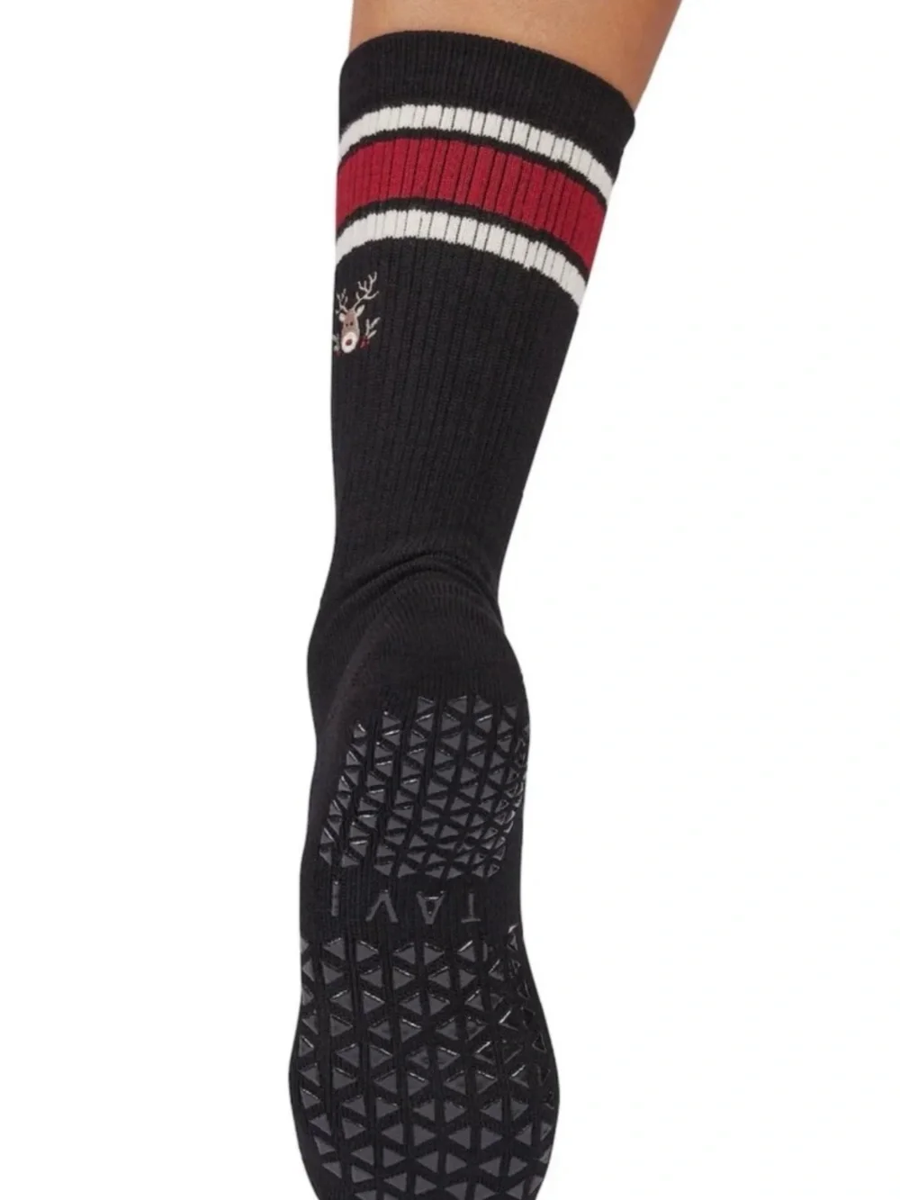 Unisex Tavi Kai Grip Socks with Reindeer 🦌🎄🦌